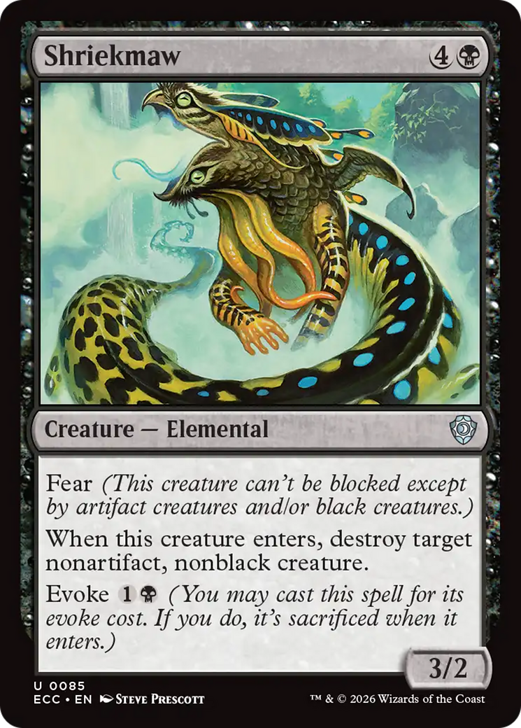 Shriekmaw [Lorwyn Eclipsed Commander] | Impulse Games and Hobbies