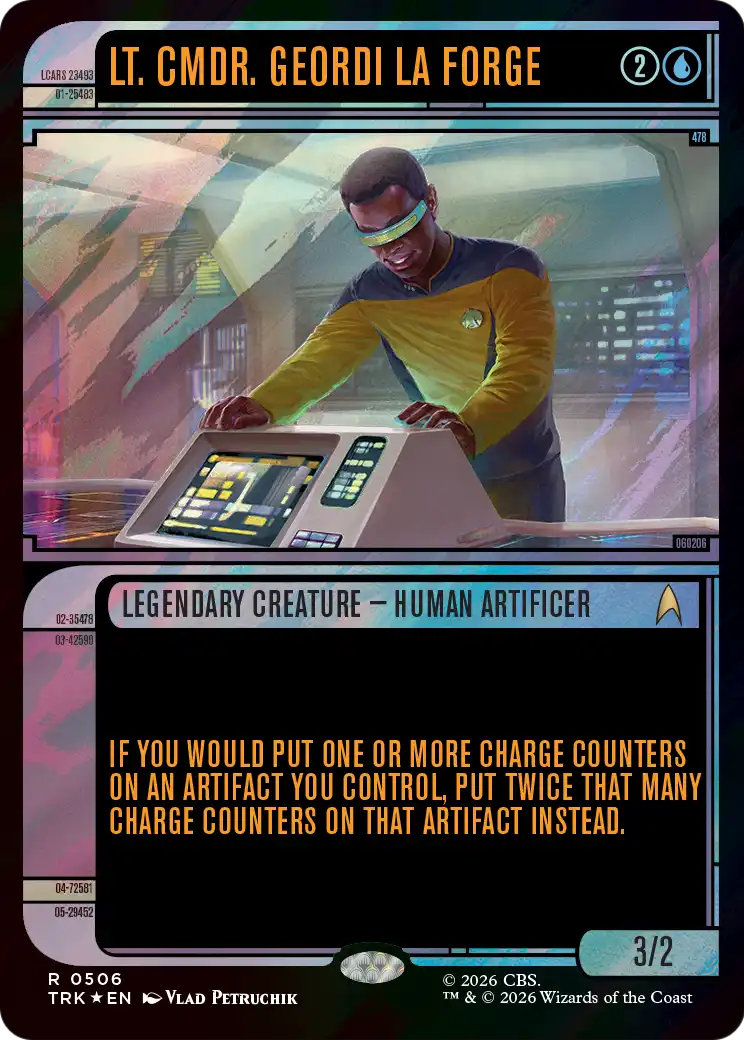 Lt. Cmdr. Geordi La Forge (Showcase) (Surge Foil) [Star Trek] | Impulse Games and Hobbies
