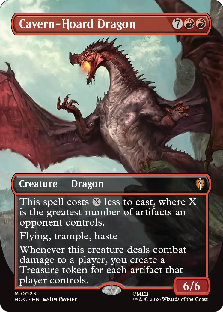Cavern-Hoard Dragon (Borderless) [The Hobbit: Eternal-Legal] | Impulse Games and Hobbies