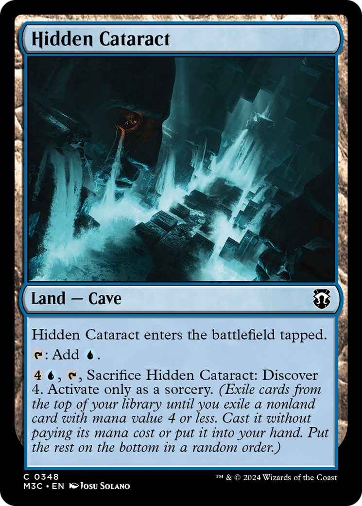 Hidden Cataract (Ripple Foil) [Modern Horizons 3 Commander] | Impulse Games and Hobbies