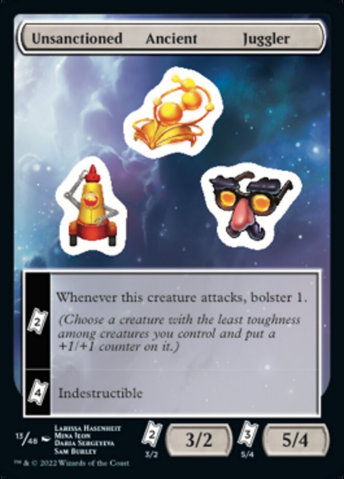 Unsanctioned Ancient Juggler [Unfinity Stickers] | Impulse Games and Hobbies