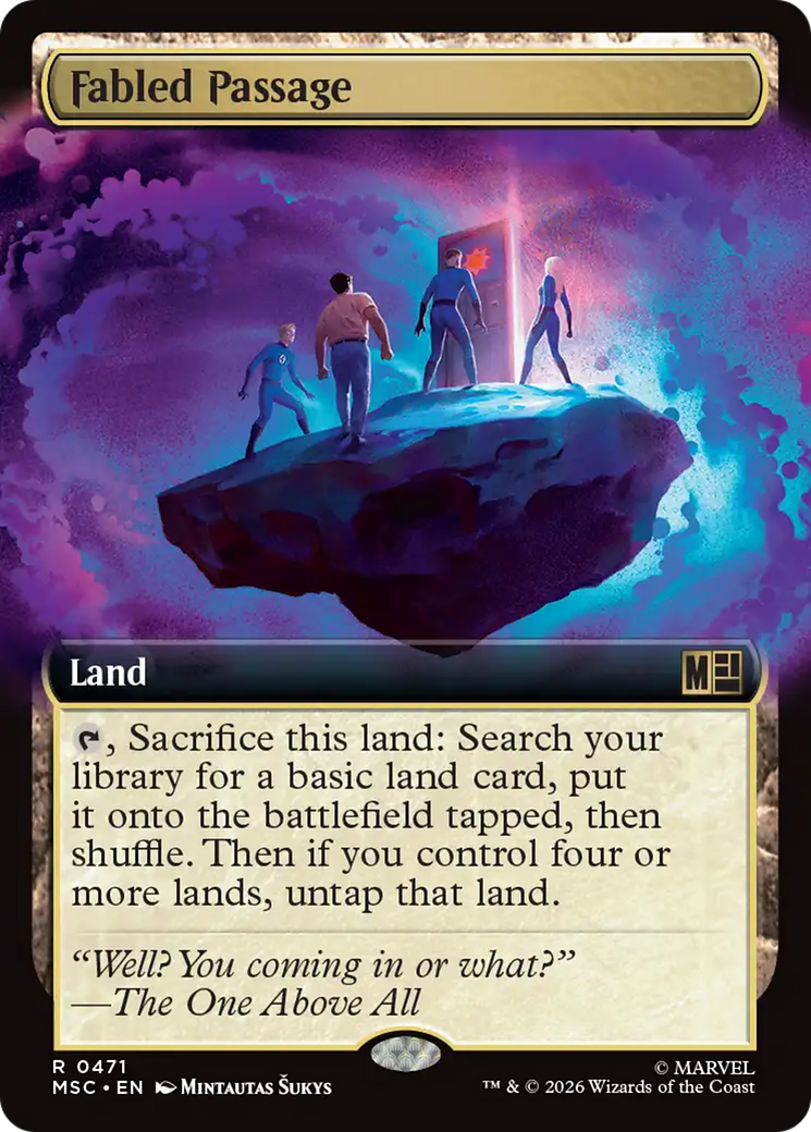 Fabled Passage (Extended Art) [Marvel Super Heroes Commander] | Impulse Games and Hobbies