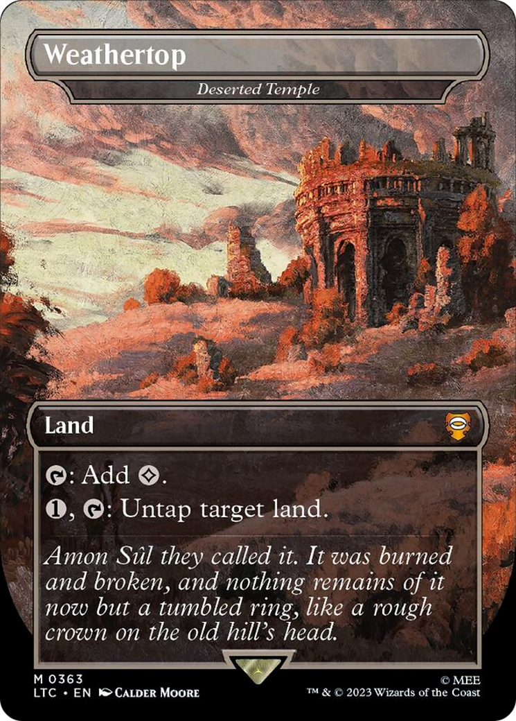 Weathertop - Deserted Temple [The Lord of the Rings: Tales of Middle-Earth Commander] | Impulse Games and Hobbies