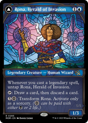 Rona, Herald of Invasion // Rona, Tolarian Obliterator (Showcase Planar Booster Fun) [March of the Machine] | Impulse Games and Hobbies