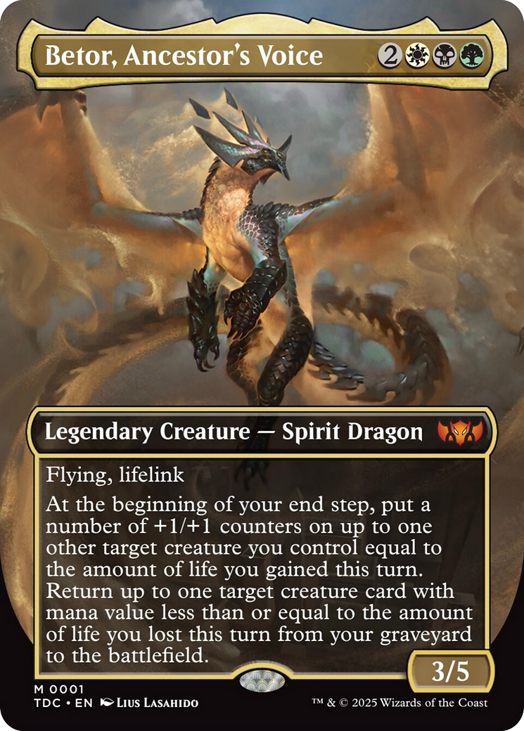 Betor, Ancestor's Voice (Borderless) [Tarkir: Dragonstorm Commander] | Impulse Games and Hobbies