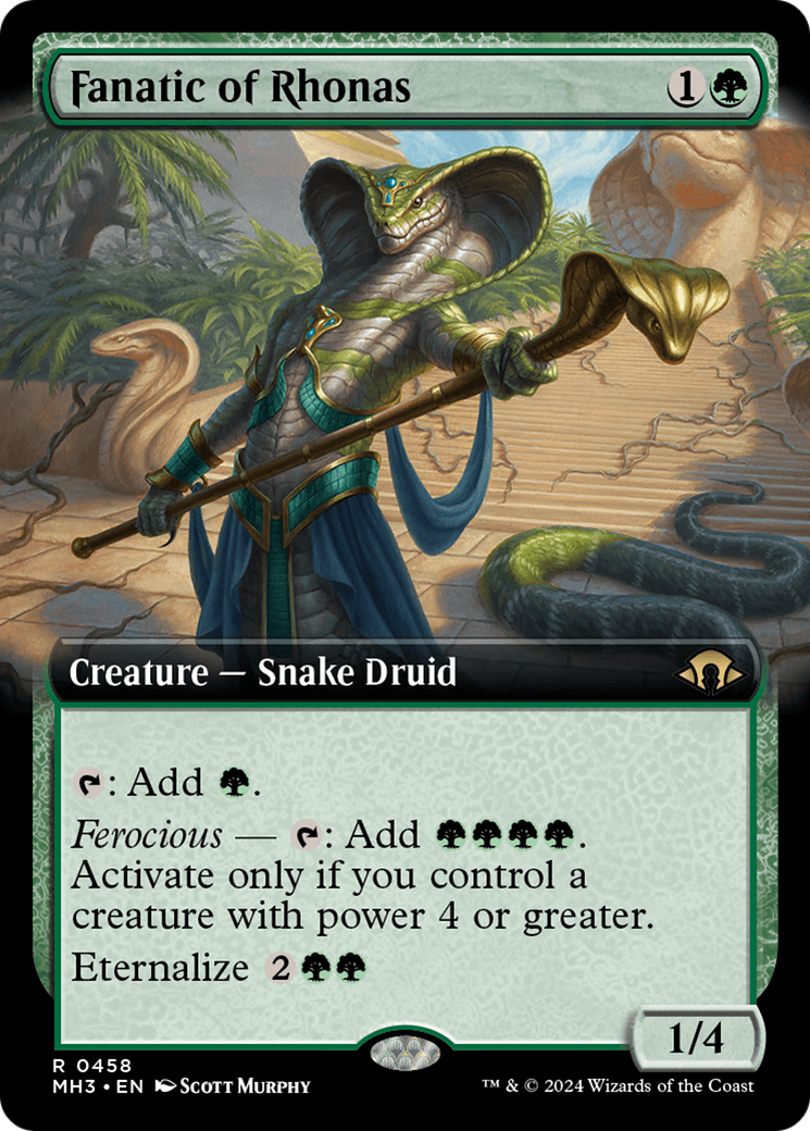 Fanatic of Rhonas (Extended Art) [Modern Horizons 3] | Impulse Games and Hobbies