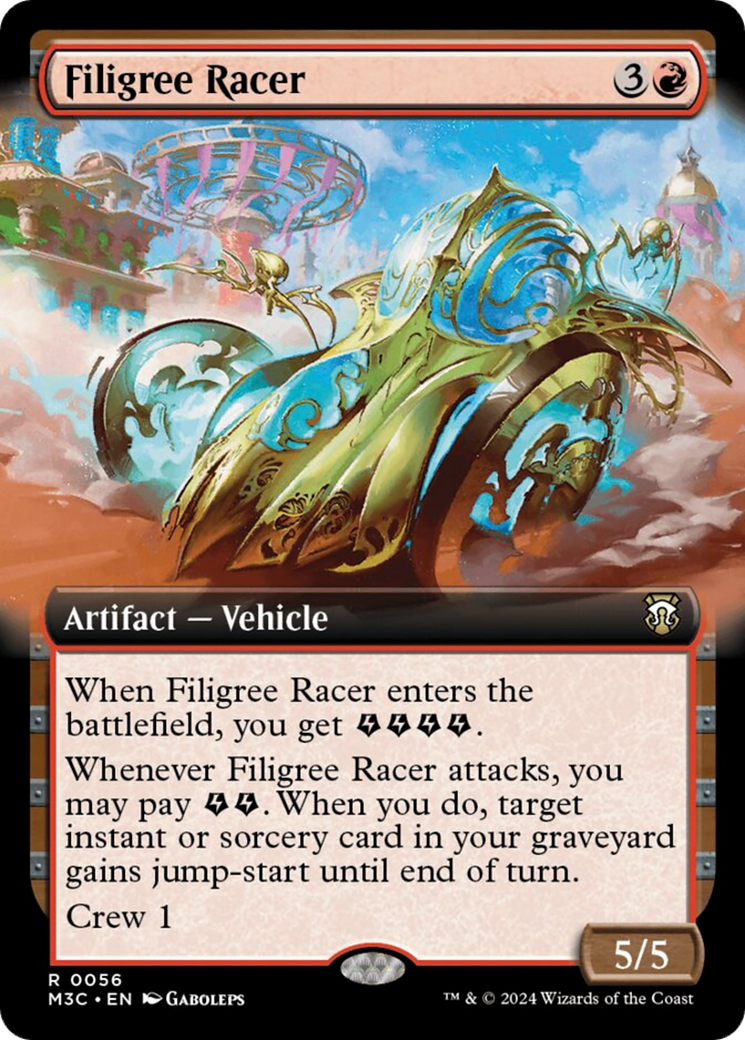 Filigree Racer (Extended Art) [Modern Horizons 3 Commander] | Impulse Games and Hobbies