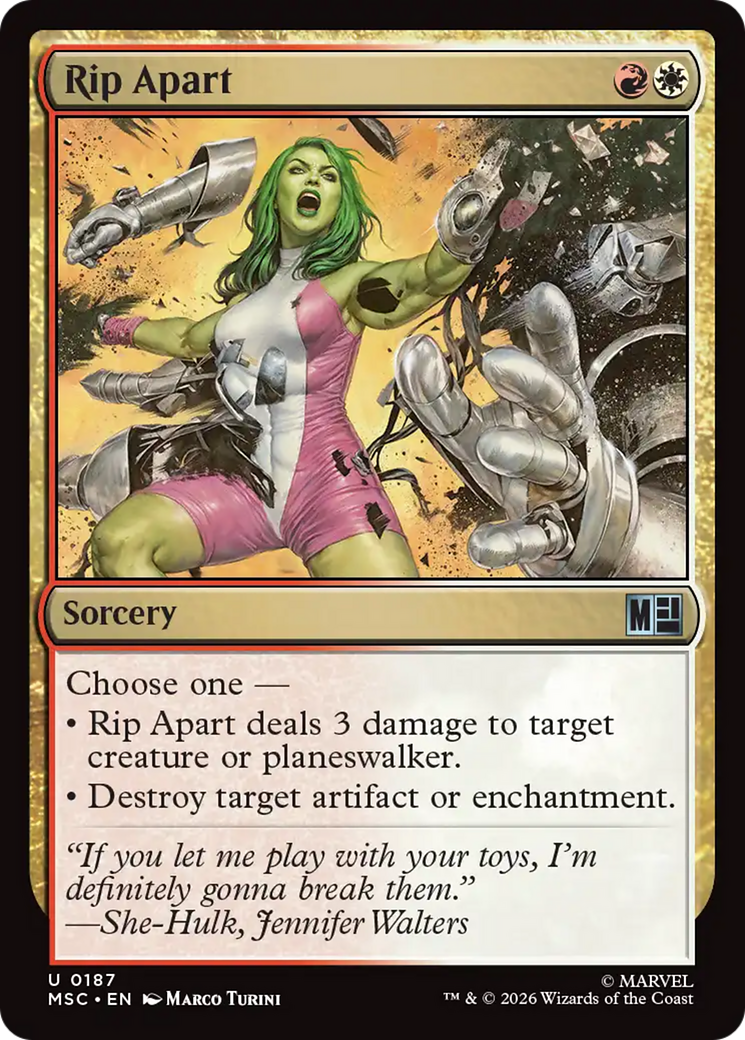 Rip Apart (Surge Foil) [Marvel Super Heroes Commander] | Impulse Games and Hobbies
