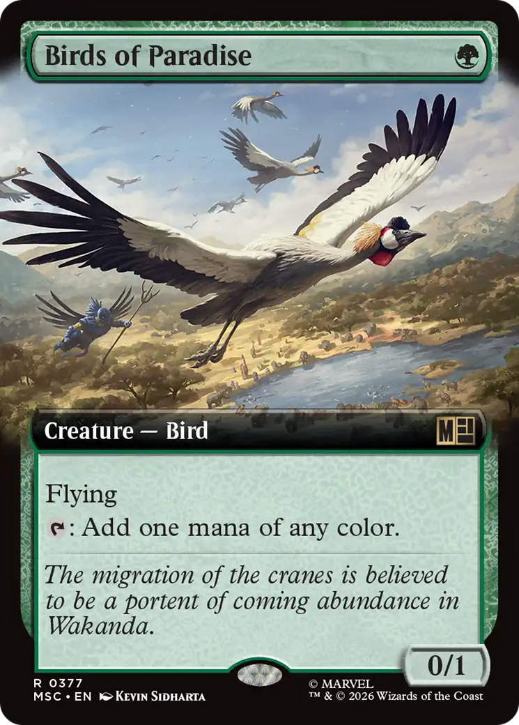 Birds of Paradise (Extended Art) [Marvel Super Heroes Commander] | Impulse Games and Hobbies