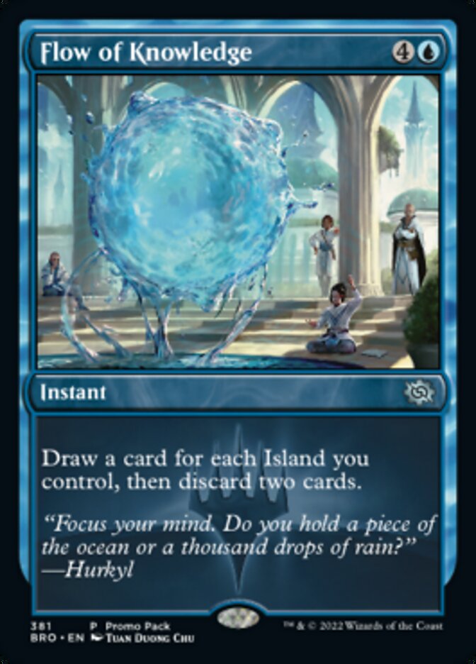 Flow of Knowledge (Promo Pack) [The Brothers' War Promos] | Impulse Games and Hobbies