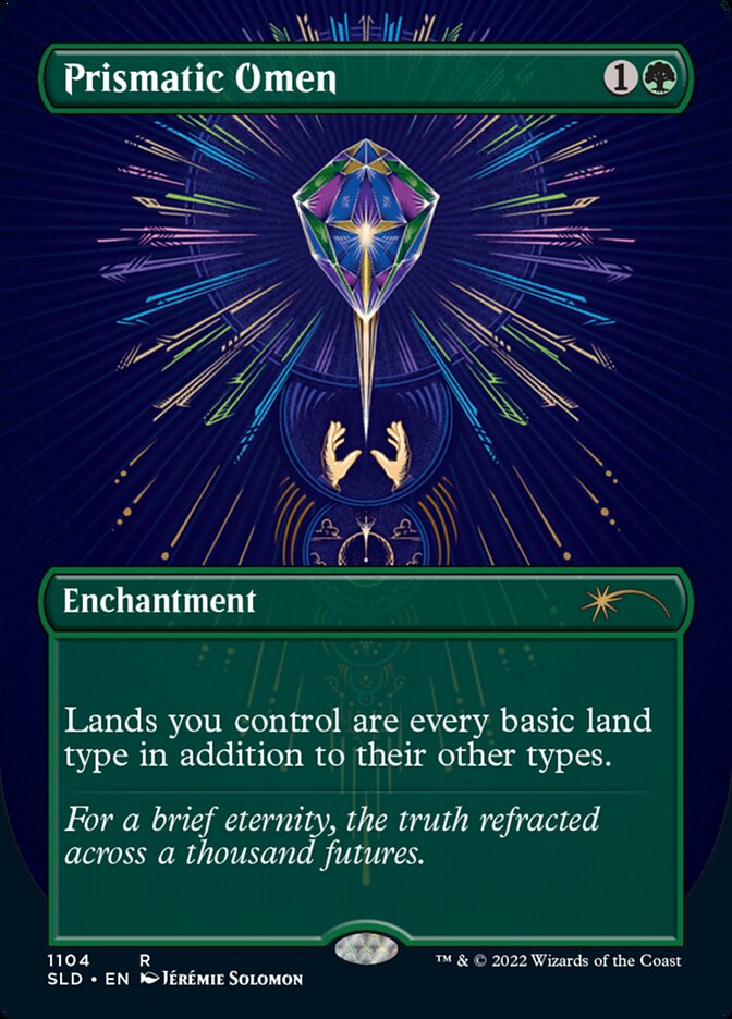 Prismatic Omen (Borderless) [Secret Lair Drop Series] | Impulse Games and Hobbies