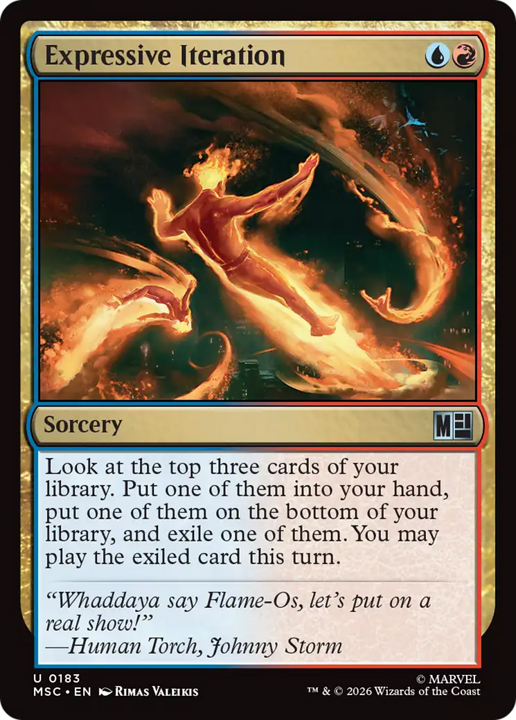Expressive Iteration (Surge Foil) [Marvel Super Heroes Commander] | Impulse Games and Hobbies