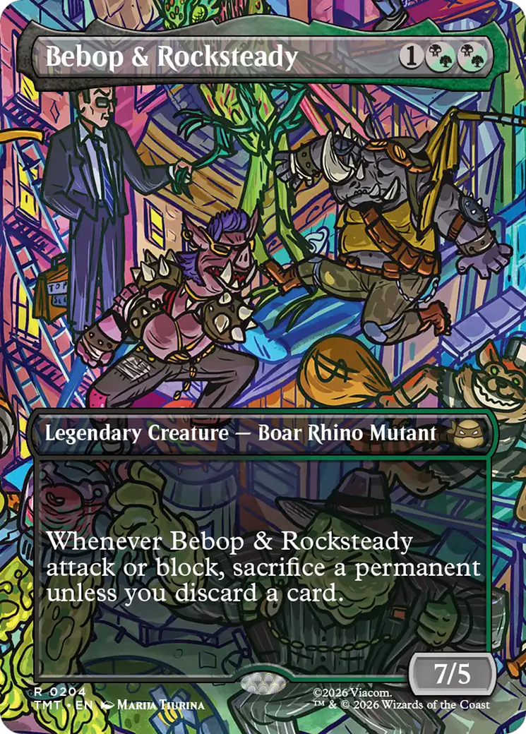 Bebop & Rocksteady (Borderless) [Teenage Mutant Ninja Turtles] | Impulse Games and Hobbies