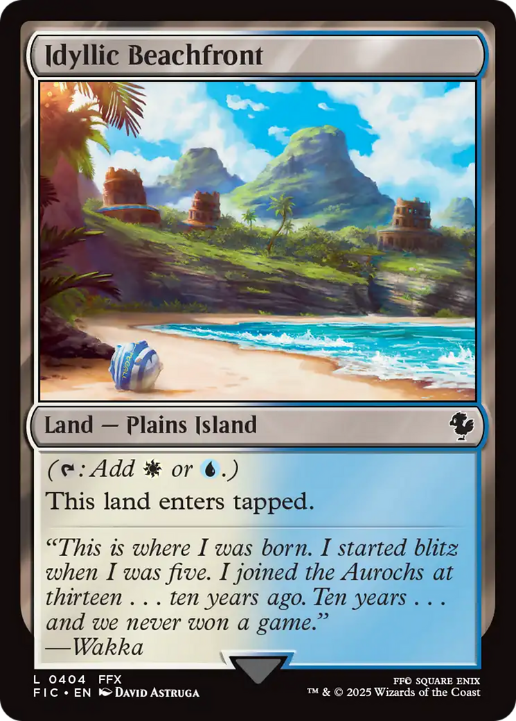 Idyllic Beachfront [FINAL FANTASY Commander] | Impulse Games and Hobbies