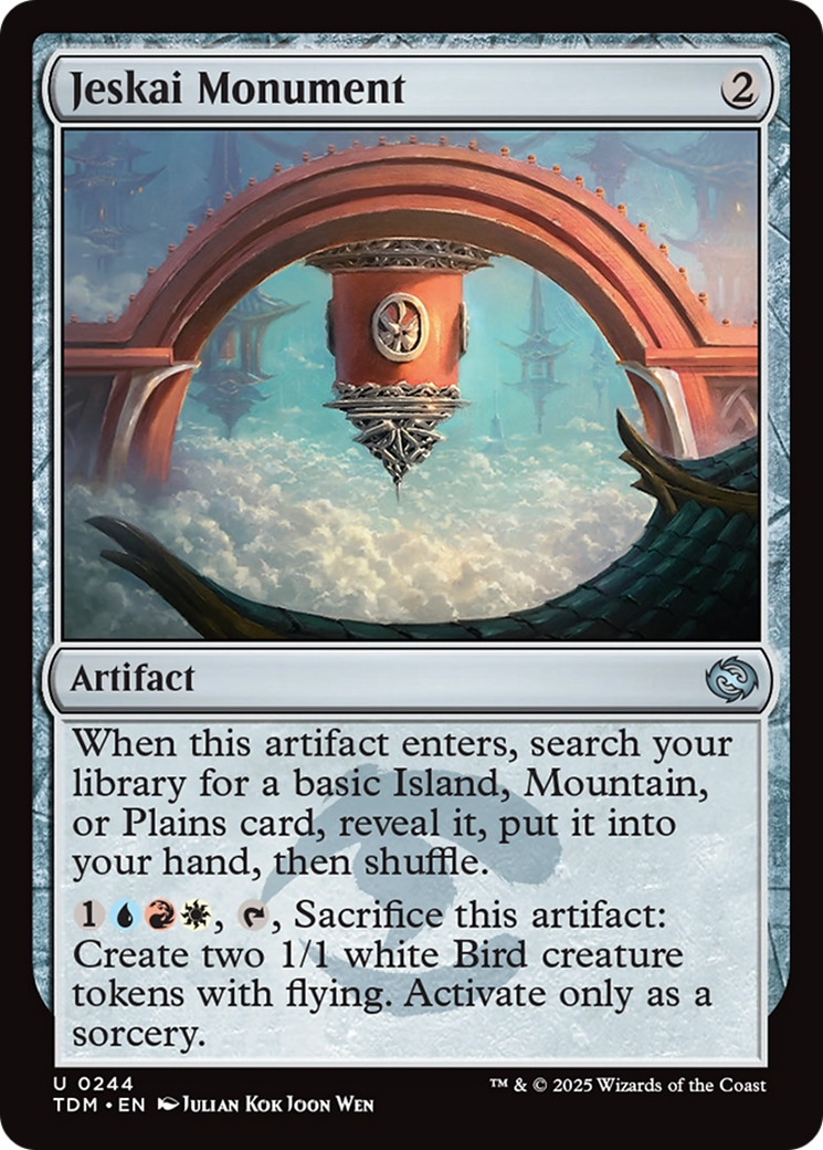 Jeskai Monument [Tarkir: Dragonstorm] | Impulse Games and Hobbies