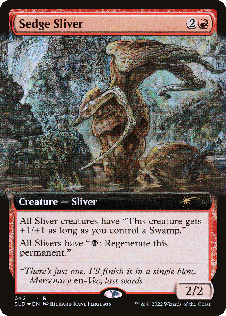 Sedge Sliver (Extended Art) [Secret Lair Drop Promos] | Impulse Games and Hobbies