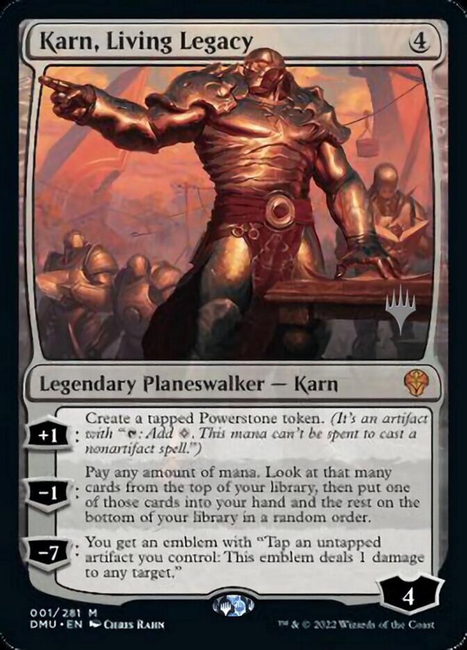 Karn, Living Legacy (Promo Pack) [Dominaria United Promos] | Impulse Games and Hobbies