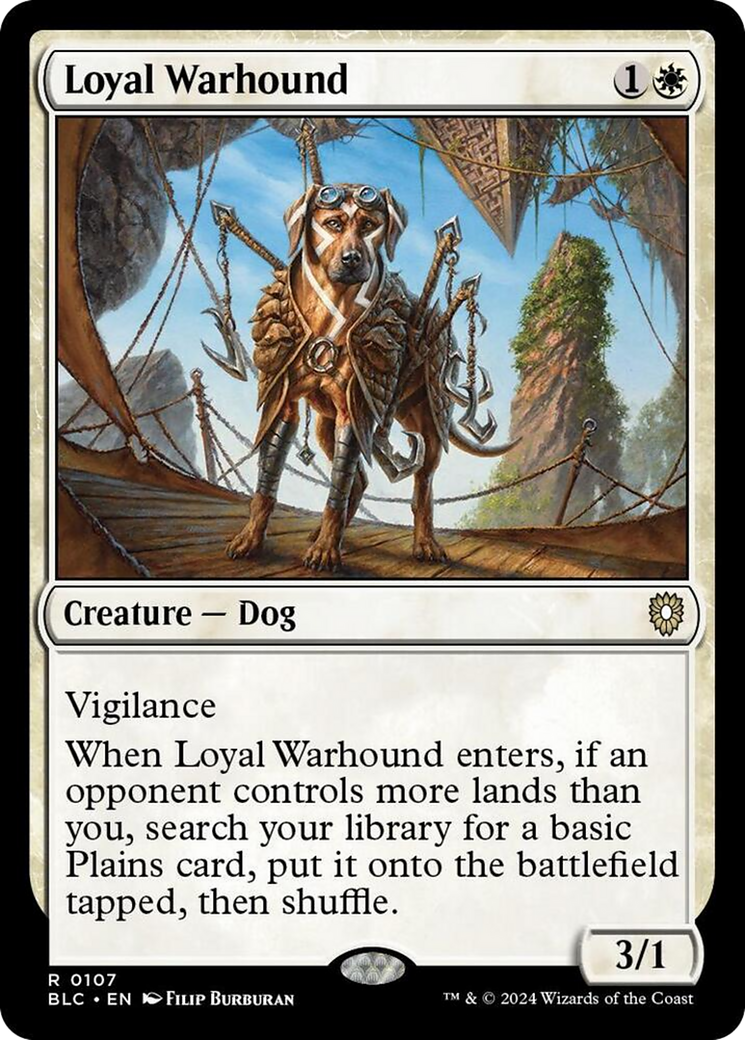 Loyal Warhound [Bloomburrow Commander] | Impulse Games and Hobbies