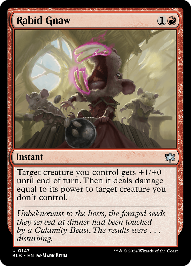 Rabid Gnaw [Bloomburrow] | Impulse Games and Hobbies