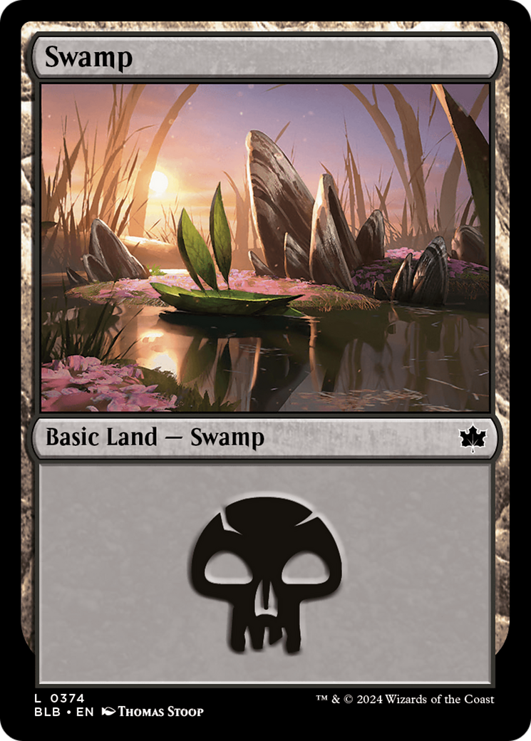 Swamp (0374) [Bloomburrow] | Impulse Games and Hobbies