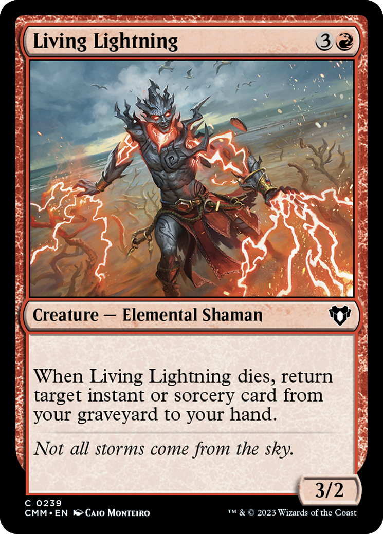 Living Lightning [Commander Masters] | Impulse Games and Hobbies