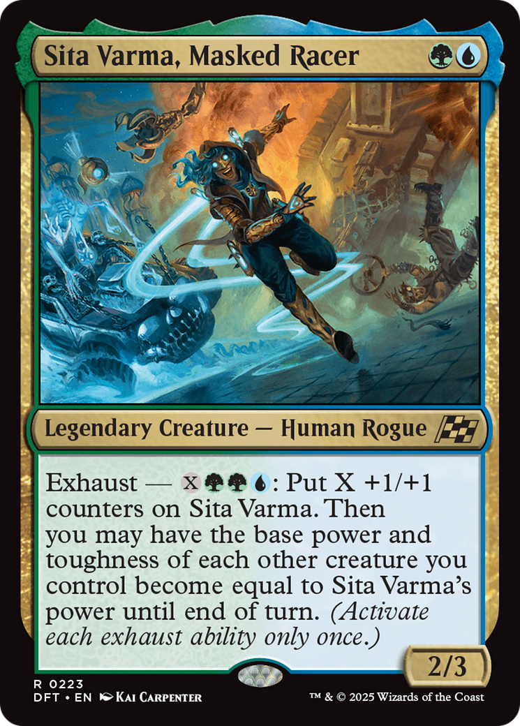 Sita Varma, Masked Racer [Aetherdrift] | Impulse Games and Hobbies