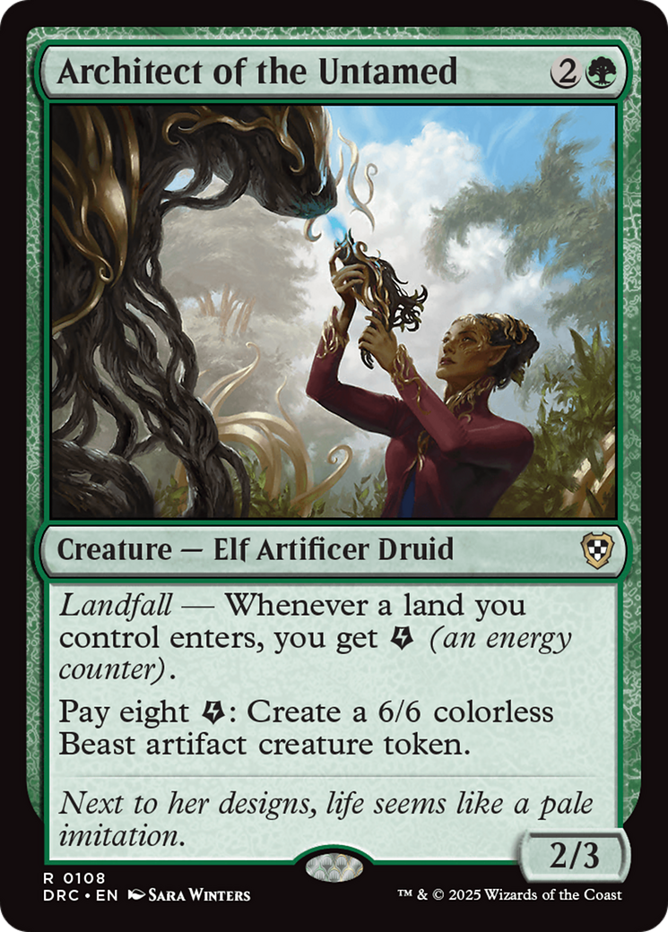 Architect of the Untamed [Aetherdrift Commander] | Impulse Games and Hobbies