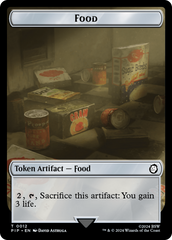 Warrior // Food (0012) Double-Sided Token [Fallout Tokens] | Impulse Games and Hobbies