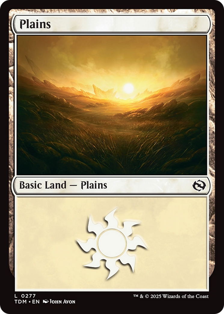 Plains (0277) [Tarkir: Dragonstorm] | Impulse Games and Hobbies