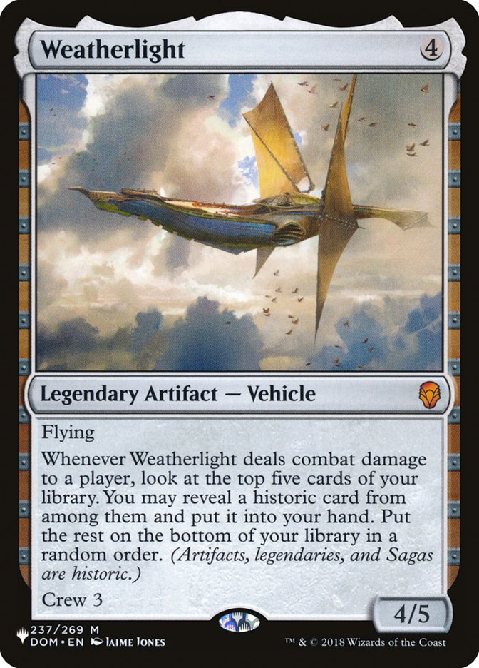 Weatherlight [The List] | Impulse Games and Hobbies