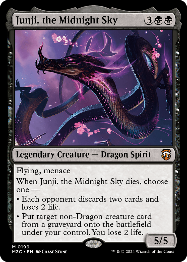 Junji, the Midnight Sky (Ripple Foil) [Modern Horizons 3 Commander] | Impulse Games and Hobbies