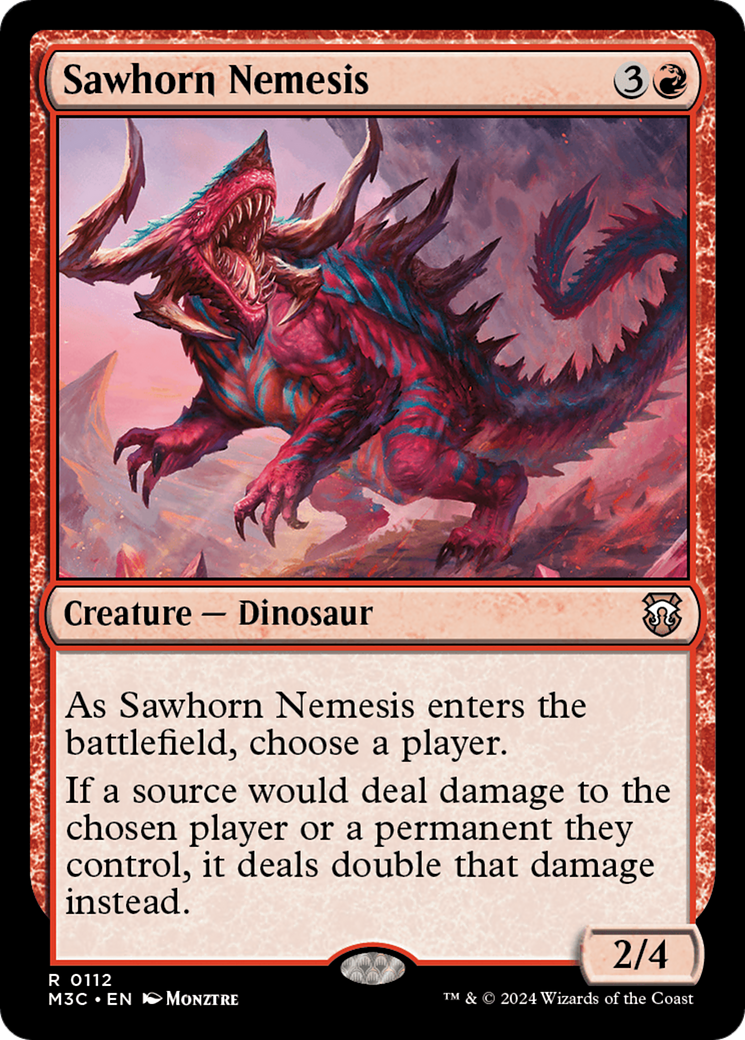 Sawhorn Nemesis [Modern Horizons 3 Commander] | Impulse Games and Hobbies