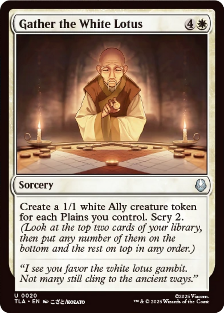 Gather the White Lotus [Avatar: The Last Airbender] | Impulse Games and Hobbies