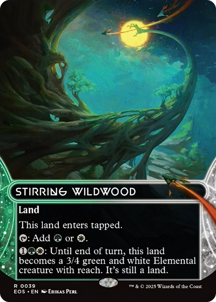 Stirring Wildwood (0039) (Borderless) [Edge of Eternities: Stellar Sights] | Impulse Games and Hobbies