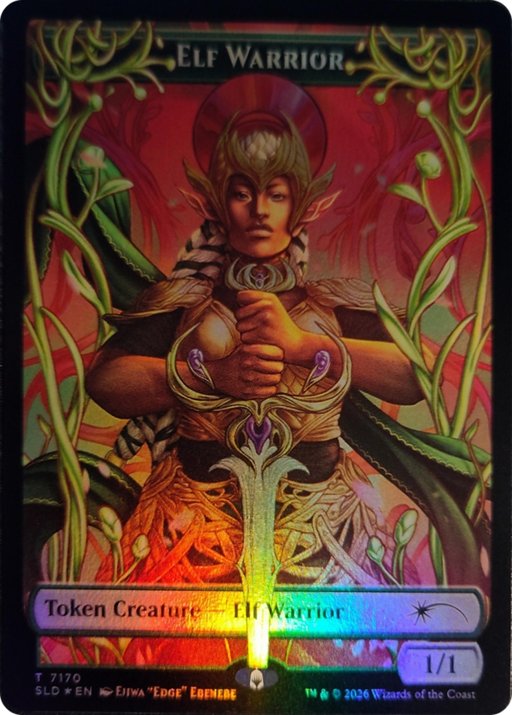 Elf Warrior Token (7170) [Secret Lair Drop Series] | Impulse Games and Hobbies