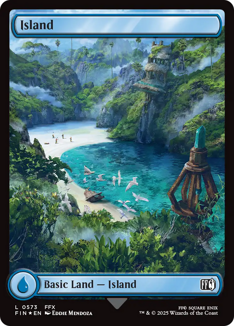 Island (0573) (Surge Foil) [FINAL FANTASY] | Impulse Games and Hobbies