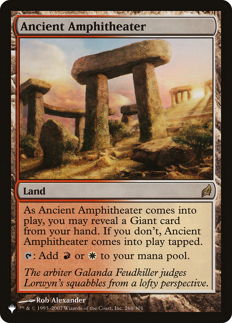 Ancient Amphitheater (LRW) [The List] | Impulse Games and Hobbies