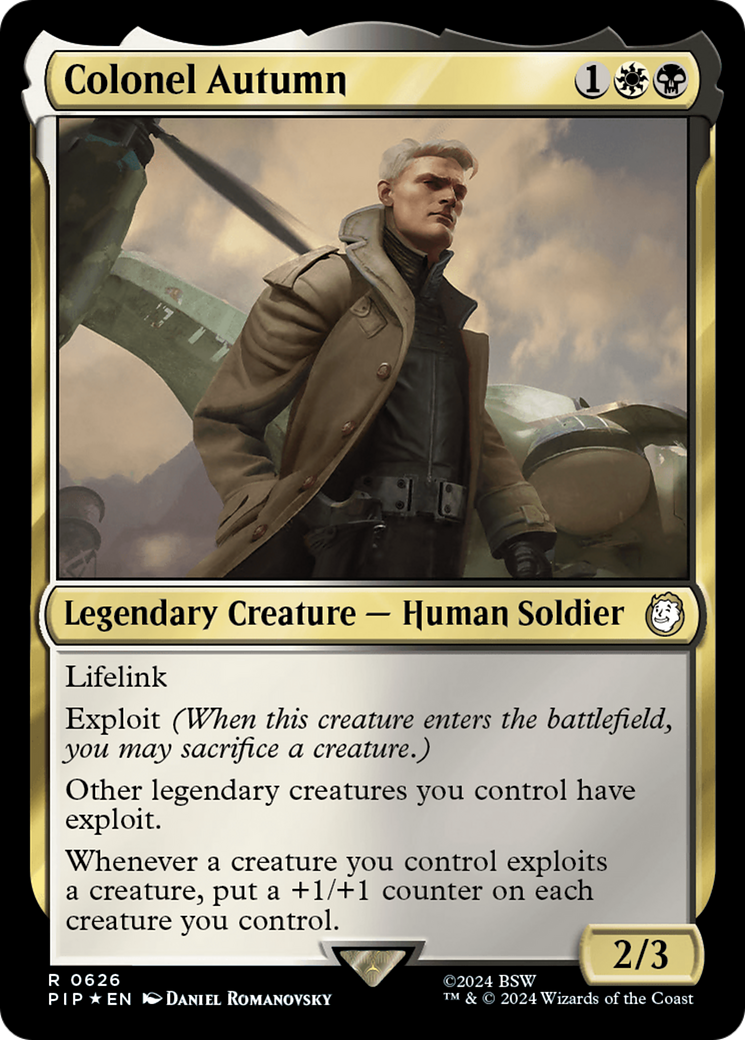 Colonel Autumn (Surge Foil) [Fallout] | Impulse Games and Hobbies