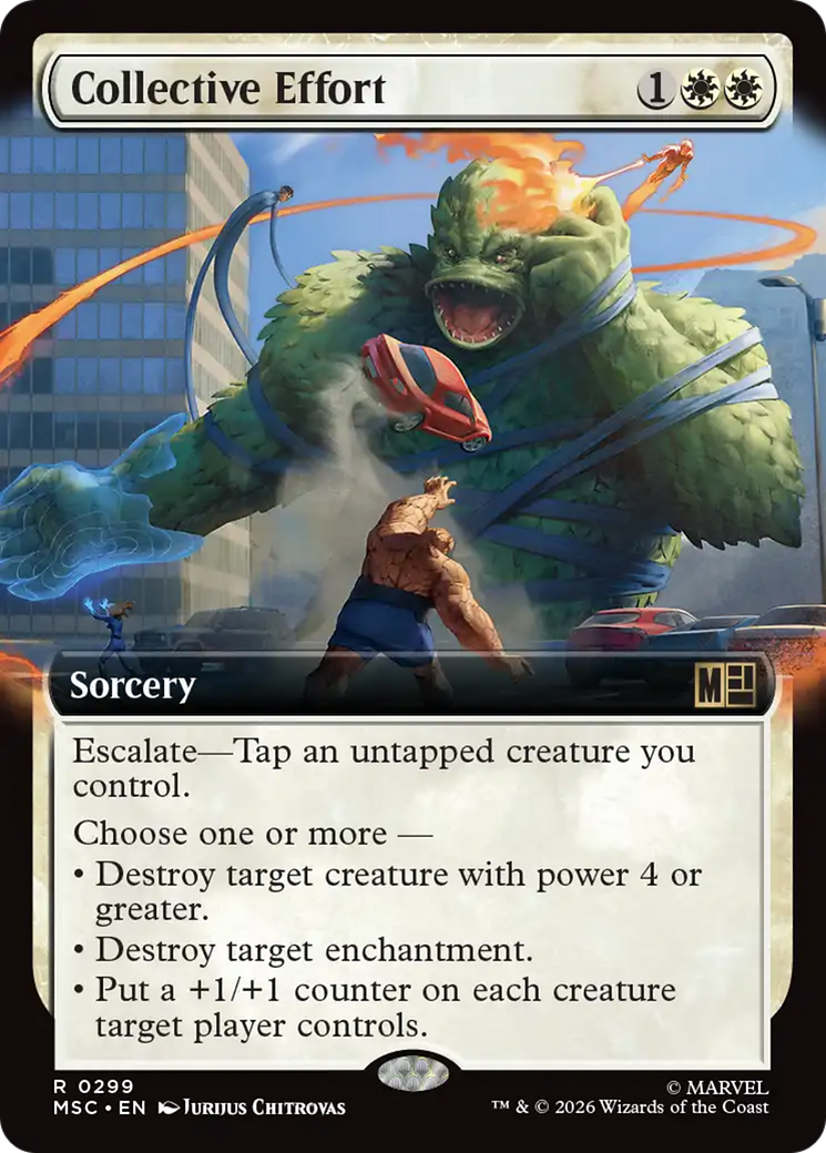Collective Effort (Extended Art) [Marvel Super Heroes Commander] | Impulse Games and Hobbies