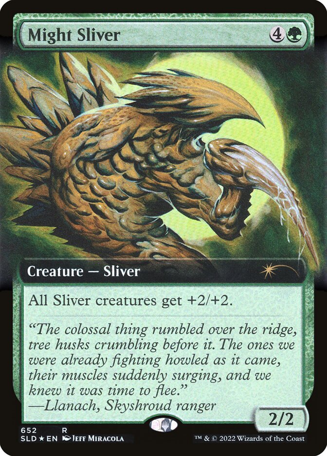 Might Sliver (Extended Art) [Secret Lair Drop Promos] | Impulse Games and Hobbies