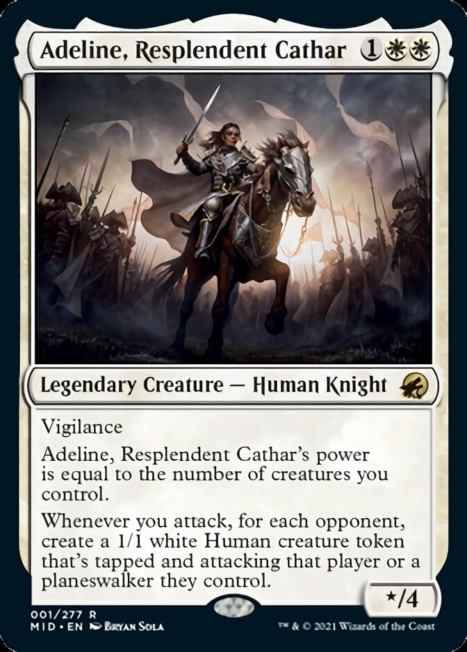 Adeline, Resplendent Cathar [Innistrad: Midnight Hunt] | Impulse Games and Hobbies