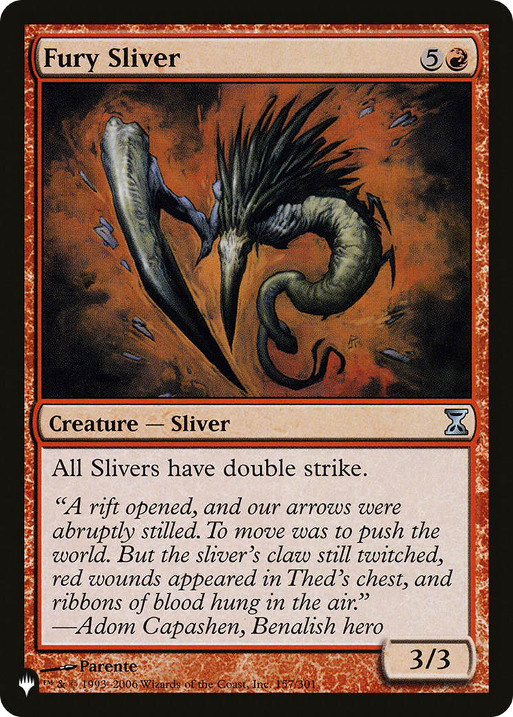 Fury Sliver [The List Reprints] | Impulse Games and Hobbies