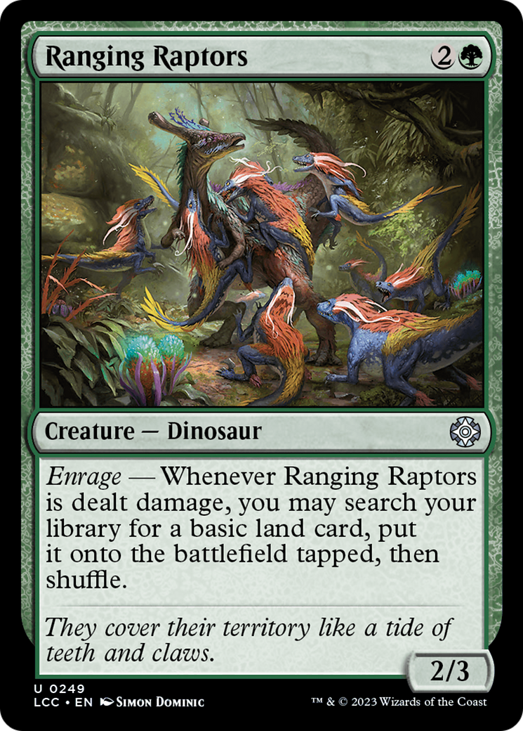Ranging Raptors [The Lost Caverns of Ixalan Commander] | Impulse Games and Hobbies