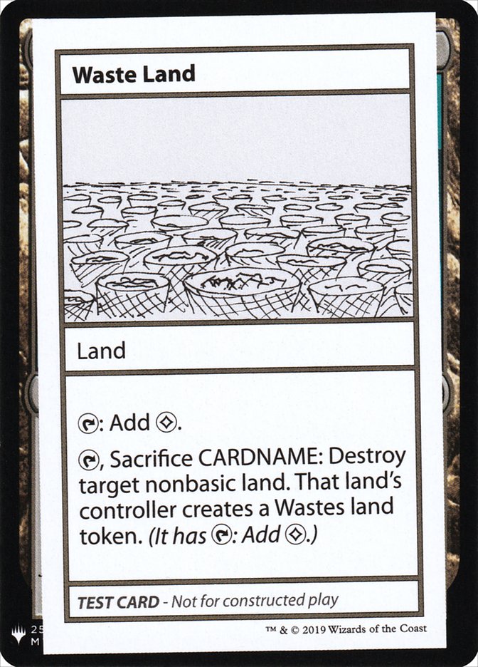 Waste Land [Mystery Booster Playtest Cards] | Impulse Games and Hobbies