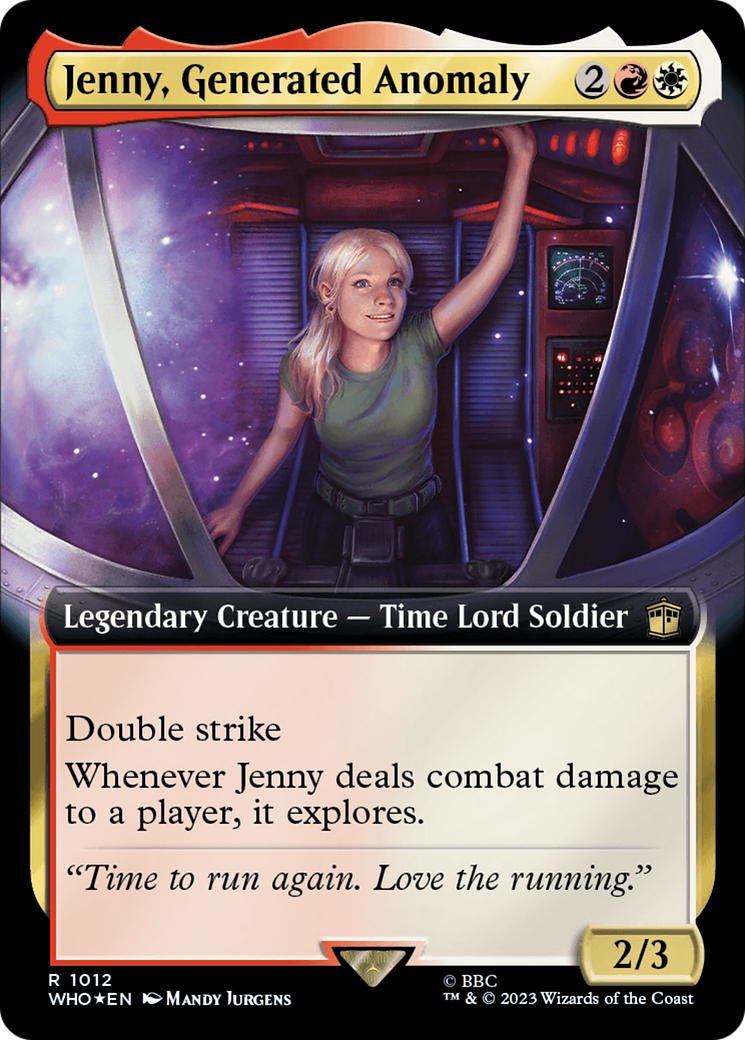 Jenny, Generated Anomaly (Extended Art) (Surge Foil) [Doctor Who] | Impulse Games and Hobbies