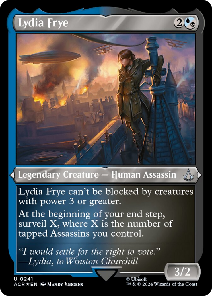 Lydia Frye (Foil Etched) [Assassin's Creed] | Impulse Games and Hobbies