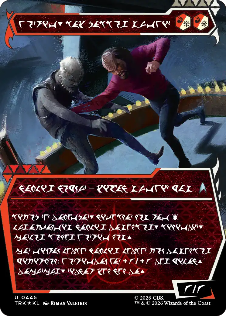 Worf, Honor-Bound Warrior (Showcase) (0445) (Klingon) [Star Trek] | Impulse Games and Hobbies