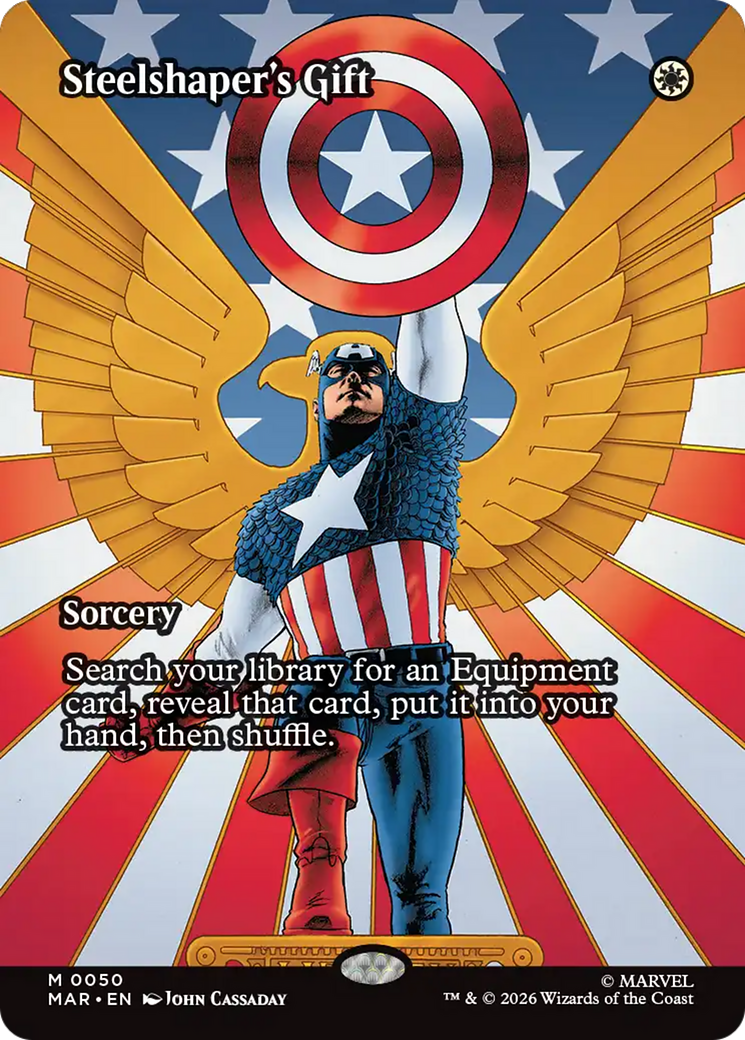Steelshaper's Gift (Borderless) [Marvel Universe: Eternal-Legal] | Impulse Games and Hobbies