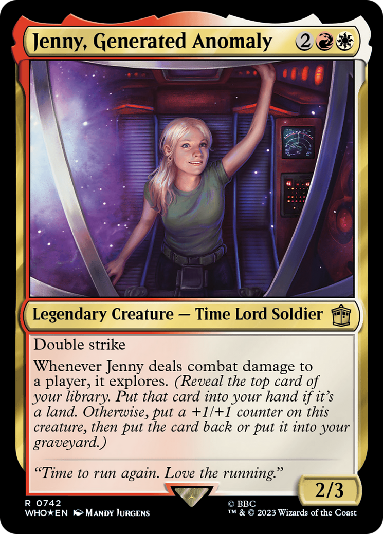 Jenny, Generated Anomaly (Surge Foil) [Doctor Who] | Impulse Games and Hobbies