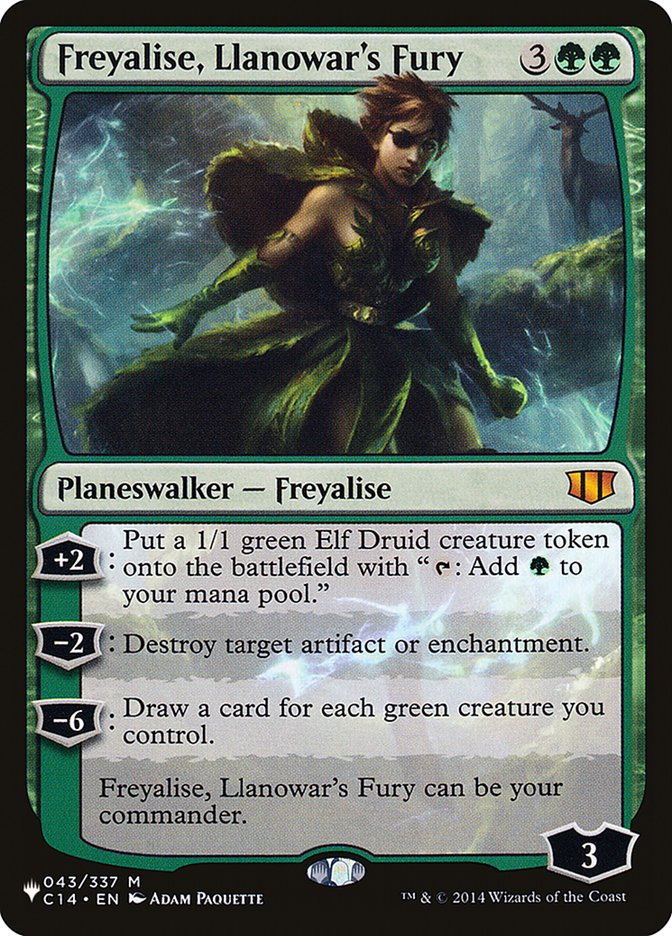 Freyalise, Llanowar's Fury [The List] | Impulse Games and Hobbies